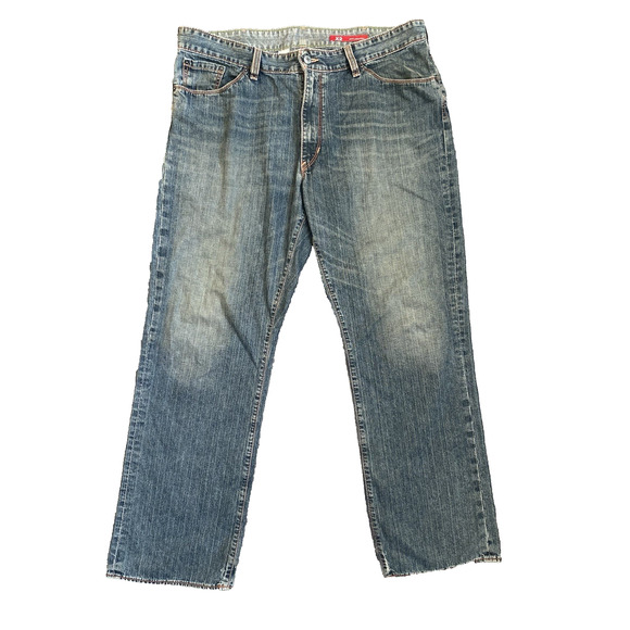 X2 Denim Laboratory Jeans Mens 38x30 VNTG Y2K Express Normcore Loose Straight - Picture 1 of 12